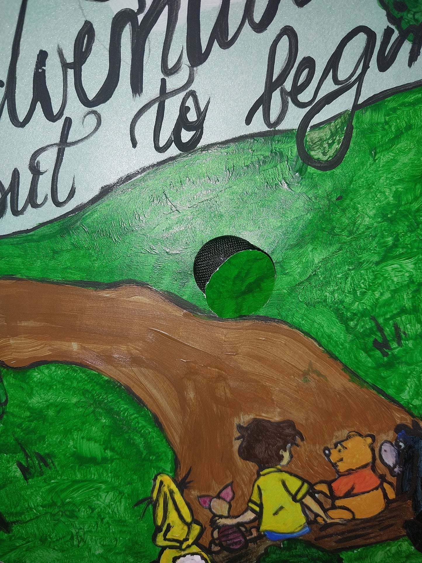 Graduation Winnie The Pooh Cap topper